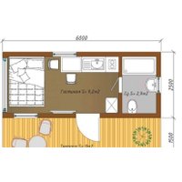 Дом Модуль Хаус Каркасный модульный Glamping15