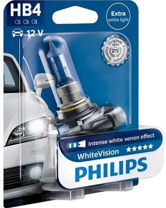 Галогенная лампа Philips HB4 WhiteVision 1шт