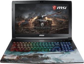 MSI GP62M 7REX-1271PL World of Tanks Edition