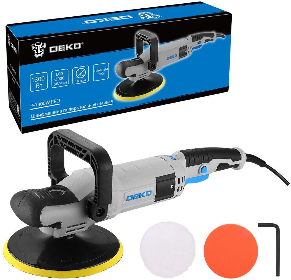 

Полировальная машина Deko P-1300W PRO 084-1099