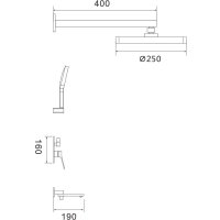 Душевая система  Shevanik S4335C