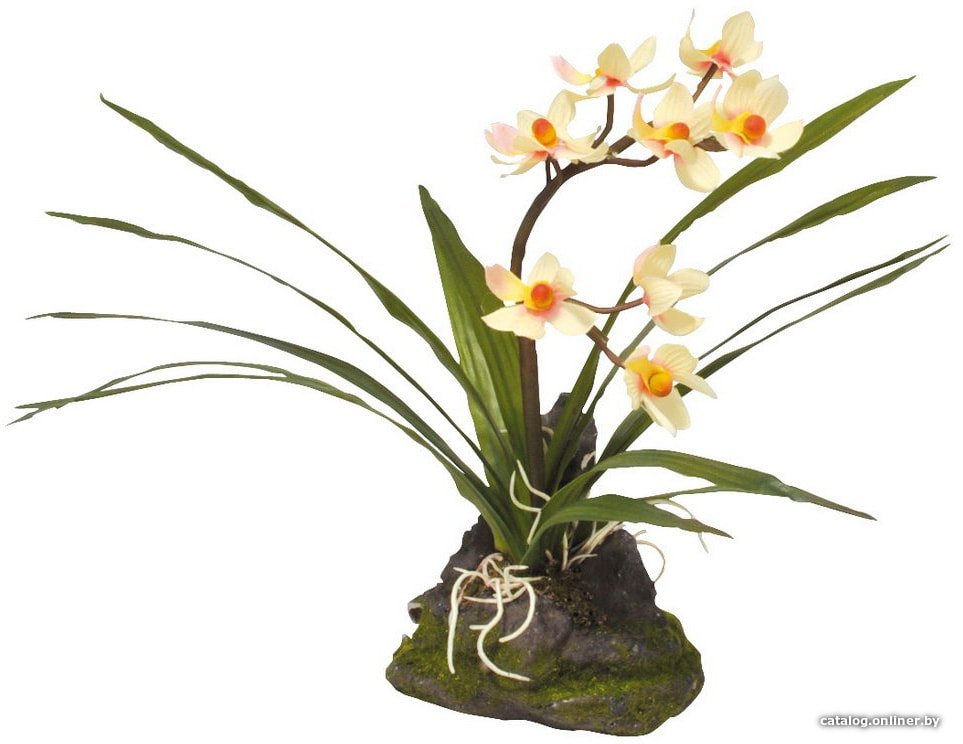 Искусственное растение Lucky Reptile Orchid white IF-09 (белый)