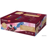 Акриловые краски BRAUBERG Art Premiere 191781 (12 шт)