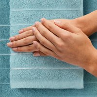 Полотенце Экотекс Люкс 50x90 Л-05-С (голубой)