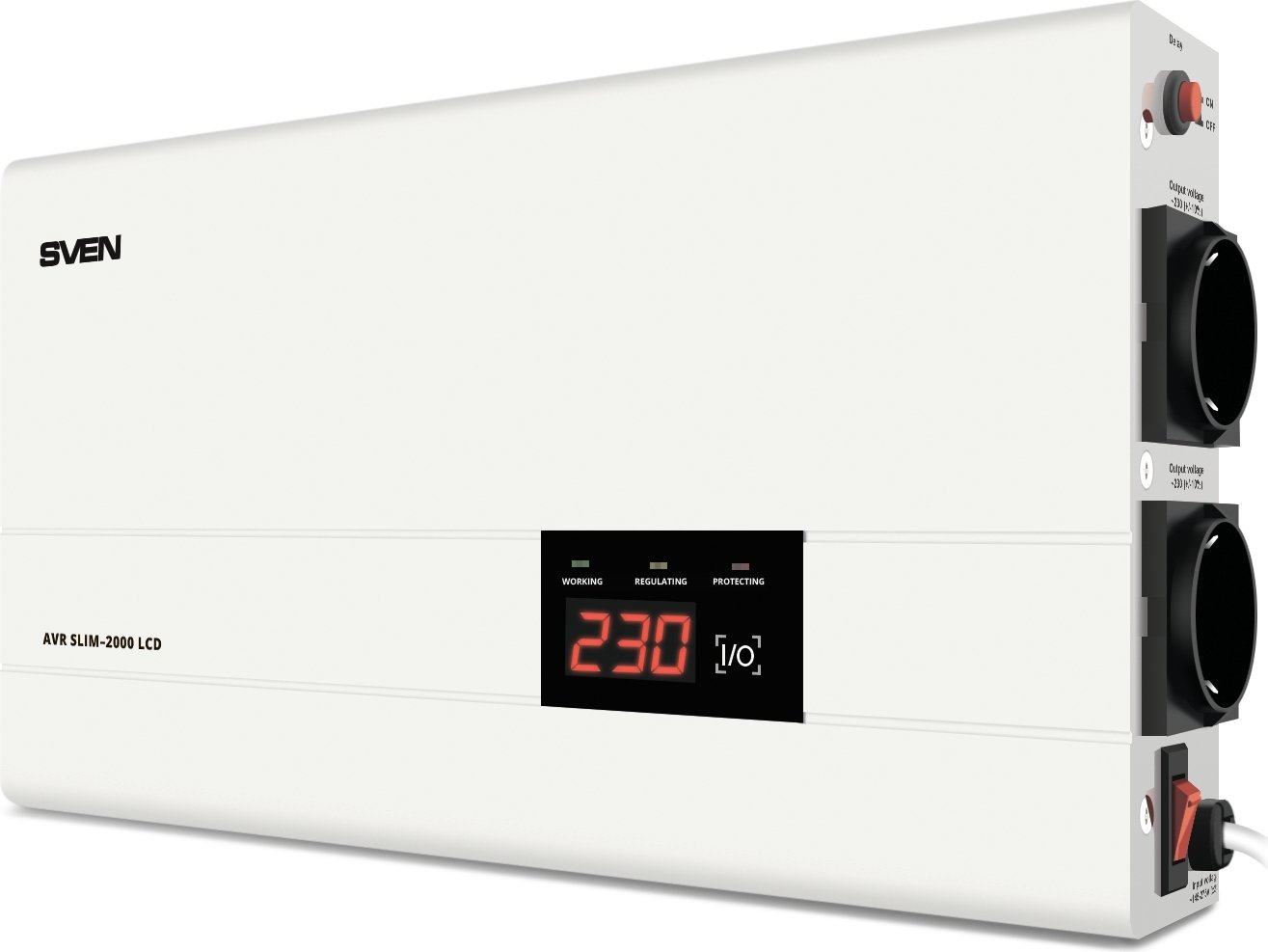 

Стабилизатор напряжения SVEN AVR SLIM-2000 LCD
