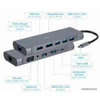 Док-станция Cablexpert A-CM-COMBO8-01
