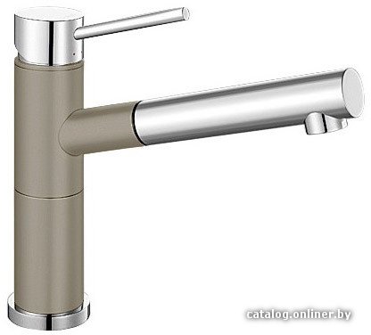 Смеситель Blanco Alta-S Compact Silgranit (серый беж) [517634]