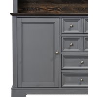 Шкаф-витрина Диприз Lakeview Д.98026 (бейц винтаж)