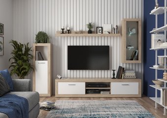 Горка Black Red White Murane (дуб сонома/белый)