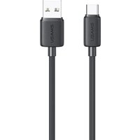 Кабель Usams US-SJ688 USB Type-A - USB Type-C (1 м, черный)