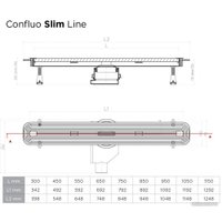 Трап/канал Pestan Confluo Slim Line 650 258737 13100027