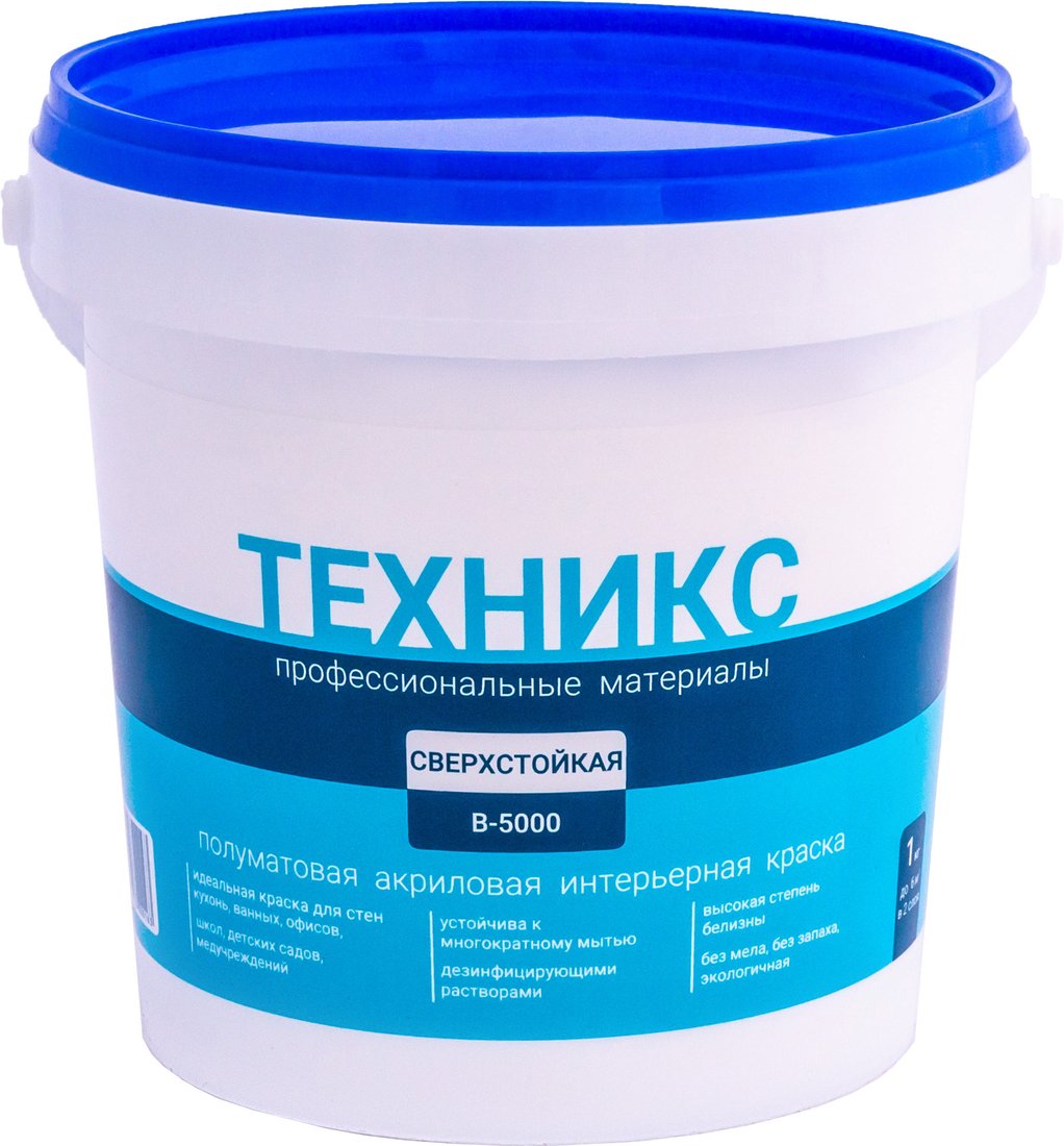 

Краска Техникс Сверхстойкая В-5000 P 1 кг (белый)