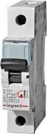 Выключатель автоматический Legrand TX3 1P 10AС 6kA 1M 404026