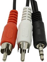 

Кабель BaseLevel BL-3.5Jack/2RCA-3.0