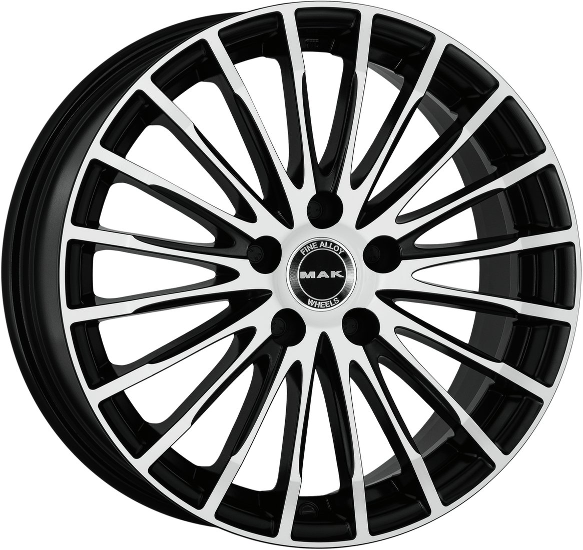 

Литые диски MAK Starlight 18x9" 5x112мм DIA 66.6мм ET 25мм Ice Black