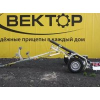 Одноосный прицеп Вектор ЛАВ 81015ВС ложементы (L-5020)