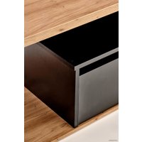 Журнальный столик Halmar Pantera 110x60x50 (дуб вотан/черный)