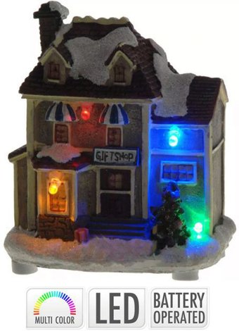 3D-фигура Koopman Домик рождественский ACD000010 (в ассортименте)