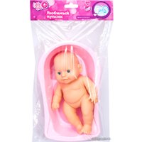 Пупс Little you Пупс в ванночке