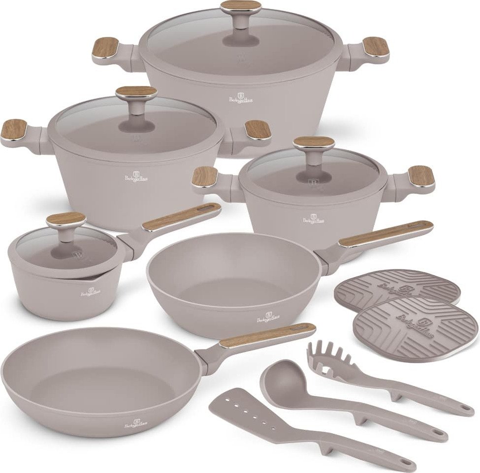 Набор кастрюль Berlinger Haus Taupe Nordic Collection BH-8344