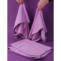 Салфетка хозяйственная Белая кветка Фиолетовый турмалин 0503 (1 шт)