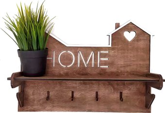 Ключница настенная Lazer_bobr Home (коричневый 064)