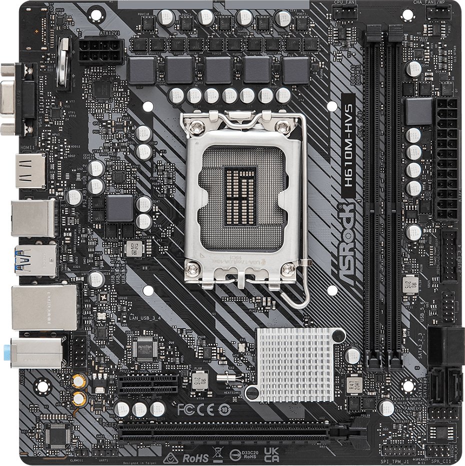 

Материнская плата ASRock H610M-HVS