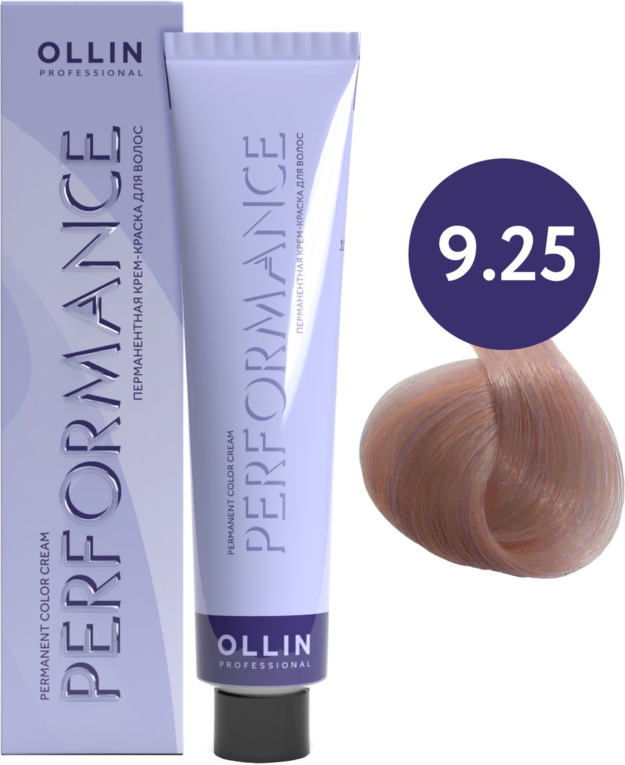 

Крем-краска Ollin Professional Performance Permanent Color Cream 9/25 блондин фиолетово-махаг.