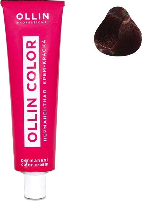 

Крем-краска Ollin Professional Color перманентная 4/4 шатен медный 60 мл