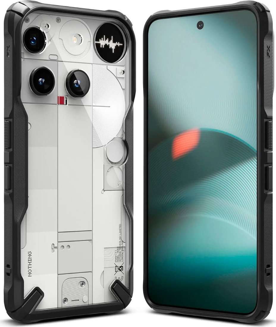 

Чехол для телефона Ringke Fusion X для Nothing Phone (3) Black