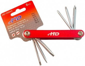 Набор отверток H-D HD-05645 (6 предметов)