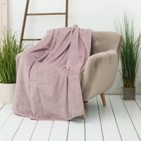 Плед Casa Conforte Nonna Inspiration 200x220 6154609 (пыльная роза)