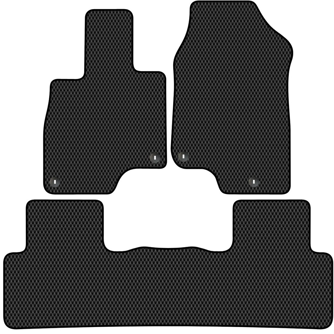 

Комплект ковриков для авто Alicosta Acura RDX III (suv) 2018 - 2021 (черный, ромб)