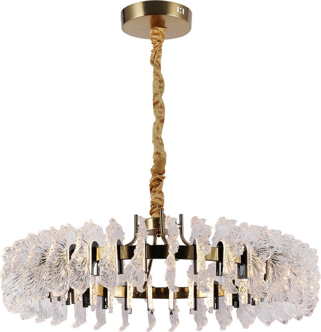 

Подвесная люстра Kinklight Мару 07695-80.36-29 (латунь/черный)