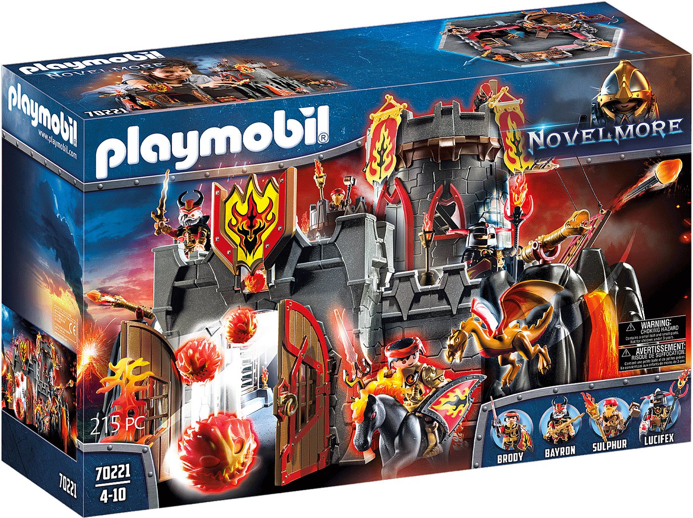 

Конструктор Playmobil PM70221 Крепость Бернхэм Рейдерс