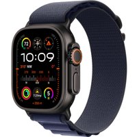 Умные часы Apple Watch Ultra 2 LTE 49 мм (титановый корпус, черный/синий, ремешок из полиэстера M)