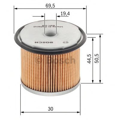 

Топливный фильтр Bosch 1457429657
