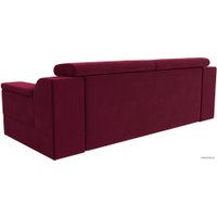 Диван Лига диванов Лига-003 117112 (микровельвет бордовый)