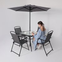 Комплект подушек AksHome Picnic (серый/черный)