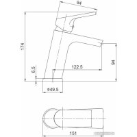 Смеситель Esko Orlando OL 26