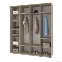 Шкаф распашной Modern Стоун С41 (серый дуб/белый) в Орше