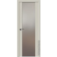 Межкомнатная дверь ProfilDoors 110U L 60x200 (магнолия сатинат, стекло lacobel серебряный лак)