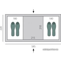Кемпинговая палатка BTrace Ruswell 6