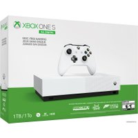 Игровая приставка Microsoft Xbox One S All-Digital Edition 1TB SoT + Minecraft + Fortnite