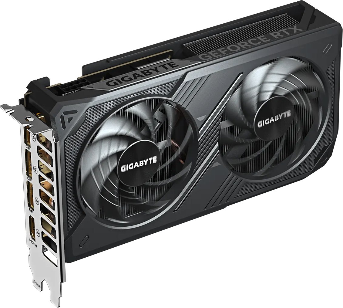 

Видеокарта Gigabyte GeForce RTX 5060 Windforce OC 8G GV-N5060WF2OC-8GD