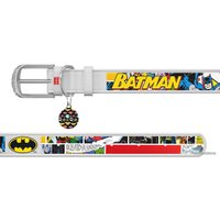 Ошейник Wau Dog Design Бэтмен 1 0012-1003-15 (белый)