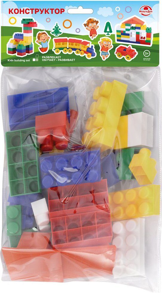 

Конструктор/игрушка-конструктор Мультидом Бигги МТ90-234