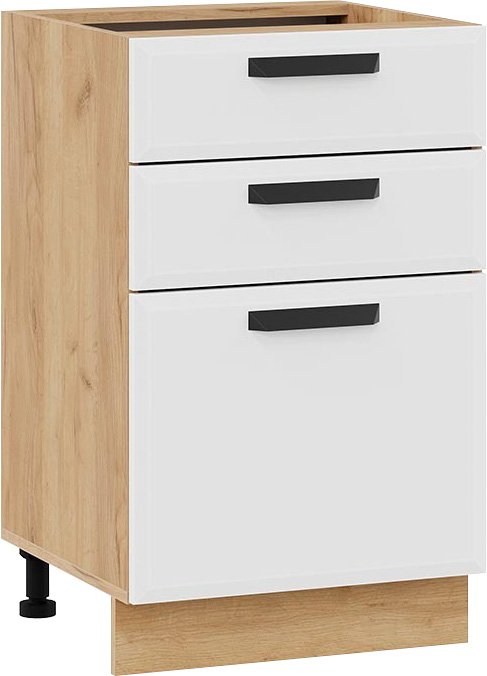 

Шкаф напольный Трия Тиана 1Н5Я3 (дуб крафт золотой/белый супермат)