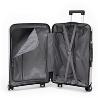 Чемодан-спиннер Pride РР-9702 (L, светло-серый)