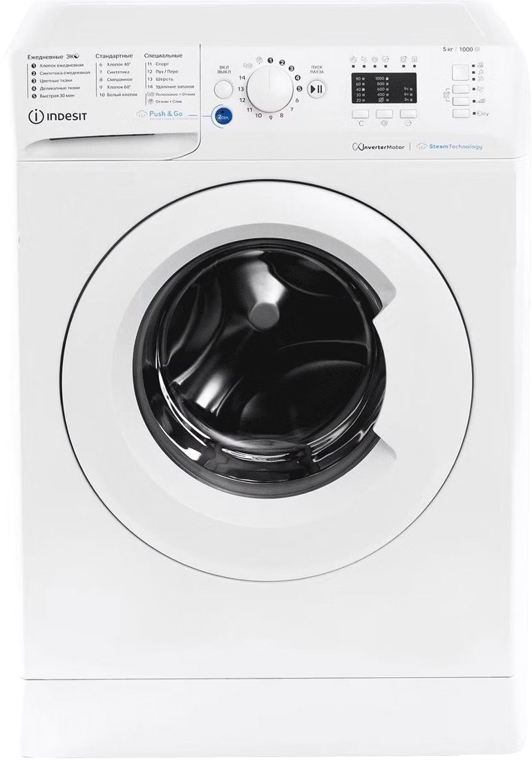 

Стиральная машина Indesit BWSA 5109 WWV